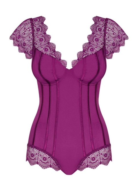 Obsessive Bielizna-Moketta body fioletowe S/M Obsessive Bielizna-Moketta body fioletowe S/M