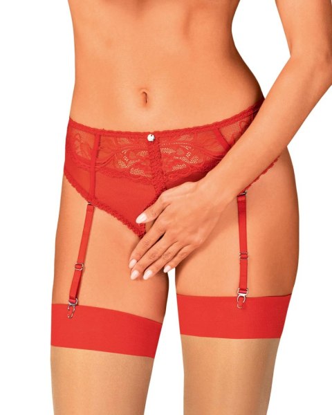 Obsessive Bielizna-Dagmarie figi z paskami do pończoch XL/2XL Obsessive Bielizna-Dagmarie figi z paskami do pończoch XL/2XL