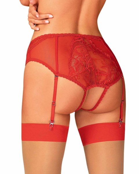 Obsessive Bielizna-Dagmarie figi z paskami do pończoch XL/2XL Obsessive Bielizna-Dagmarie figi z paskami do pończoch XL/2XL