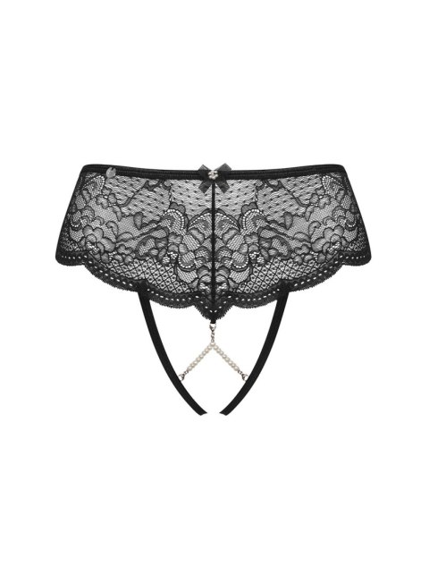 Obsessive Bielizna Dzień Kobiet-Pearlove figi czarne XS/S Obsessive Bielizna Dzień Kobiet-Pearlove figi czarne XS/S