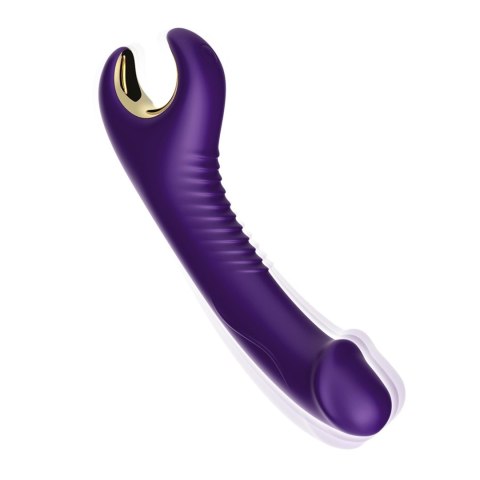 Wibrator Joy Stymulator, wibrator silicone 9 vibration function Purple