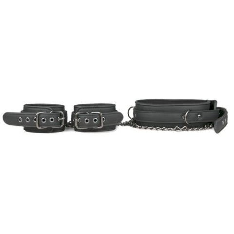 EasyToys Kajdanki-Leather Collar With Handcuffs EasyToys Kajdanki-Leather Collar With Handcuffs