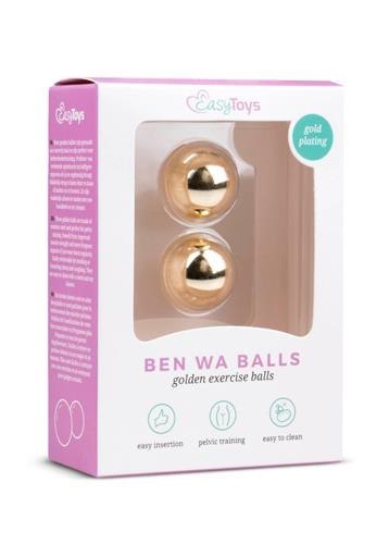 EasyToys Kulki-Gold ben wa balls - 22mm EasyToys Kulki-Gold ben wa balls - 22mm