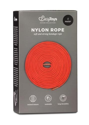 EasyToys Wiązania-Red Bondage Rope - 5m EasyToys Wiązania-Red Bondage Rope - 5m