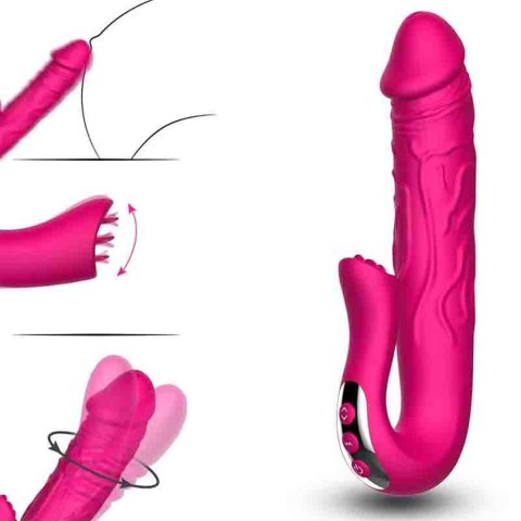 Wibrator Cute Realistic Tongue Stimulating Dildo wibrator Wibrator Cute Realistic Tongue Stimulating Dildo wibrator