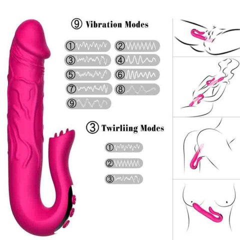 Wibrator Cute Realistic Tongue Stimulating Dildo wibrator Wibrator Cute Realistic Tongue Stimulating Dildo wibrator