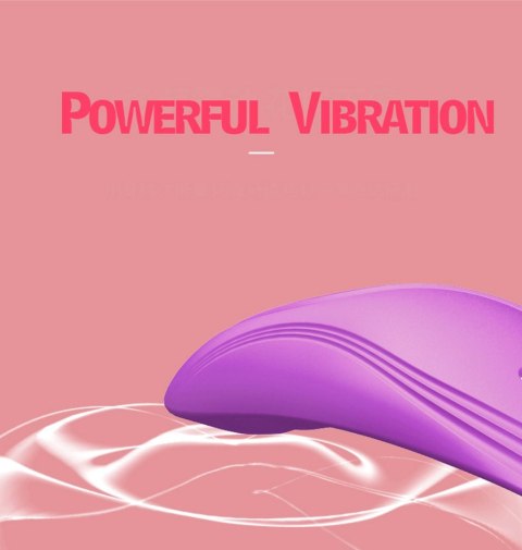 Wibrator Cute Ultrathin Wibrator do majtek, do noszenia remote mini vibe PURPLE