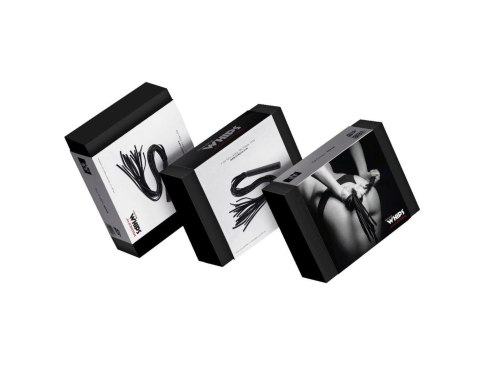 Whips Collections Pejcz-WHIPS duży pejcz, czarny Whips Collections Pejcz-WHIPS duży pejcz, czarny