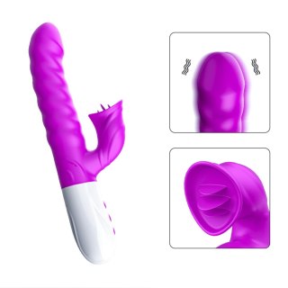 Wibrator Fox Wibrator-Silicon, wibrator 7 Function and Heating Mode, PURPLE