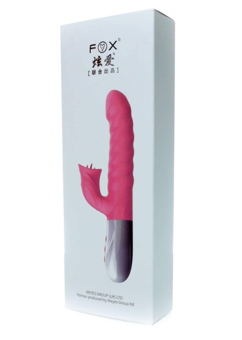 Wibrator Fox Wibrator-Silicon, wibrator 7 Function and Heating Mode, PURPLE Wibrator Fox Wibrator-Silicon, wibrator 7 Function and Heating Mode, PURPLE