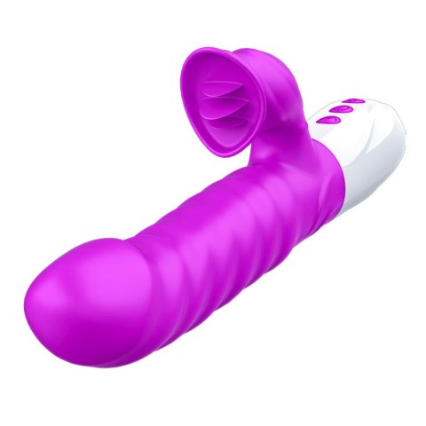 Wibrator Fox Wibrator-Silicon, wibrator 7 Function and Heating Mode, PURPLE Wibrator Fox Wibrator-Silicon, wibrator 7 Function and Heating Mode, PURPLE