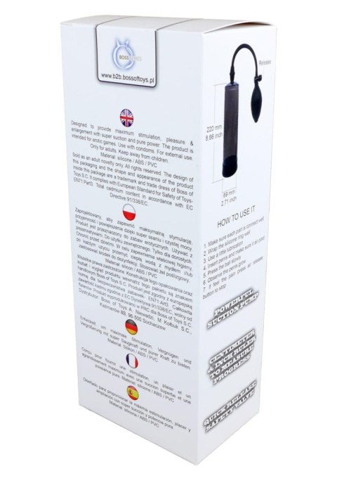 Boss Series Power Pompka-Powerpump - Black Boss Series Power Pompka-Powerpump - Black