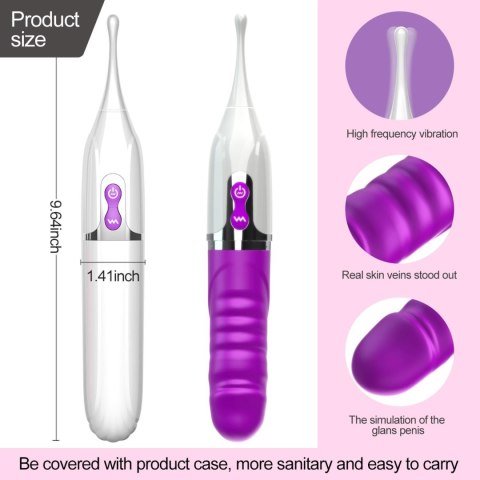 Wibrator Fox Stymulator, wibrator- Stimulator clitoris, USB Magnetic charging, 7 Frequency Vibration Wibrator Fox Stymulator, wibrator- Stimulator clitoris, USB Magnetic charging, 7 Frequency Vibration