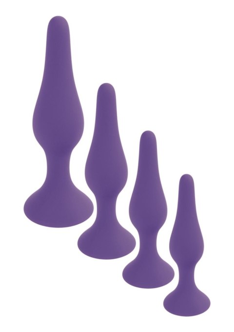 Korek analny Plug, korek analny-Silicone Plug, korek analny Purple - Medium