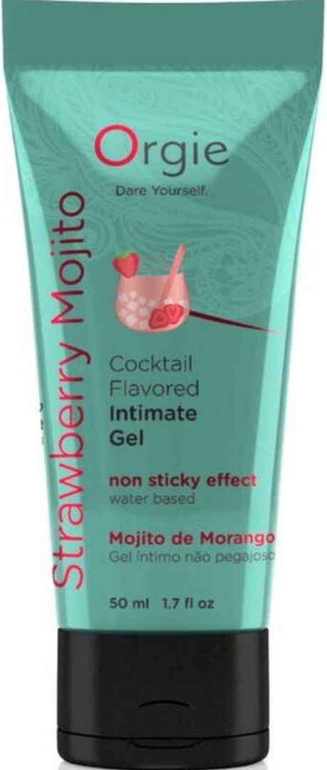 Orgie Lube Tube Cocktail Strawberry Mojito - 50ml Orgie Lube Tube Cocktail Strawberry Mojito - 50ml