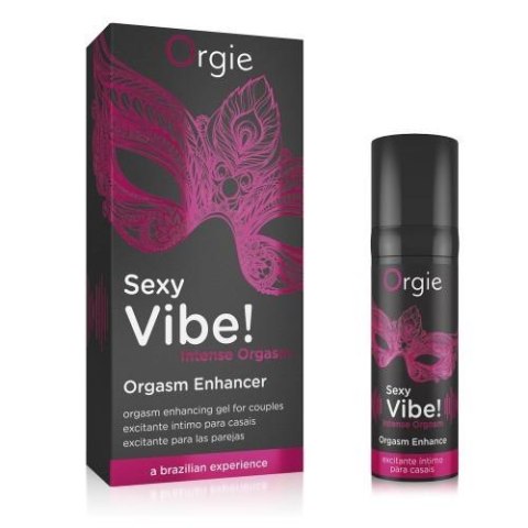 Orgie Żel-SEXY VIBE! INTENSE ORGASM - LIQUID VIBRATOR - 15 ML Orgie Żel-SEXY VIBE! INTENSE ORGASM - LIQUID VIBRATOR - 15 ML