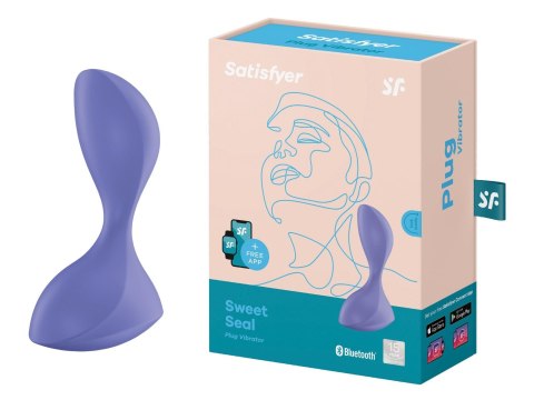 3 Satisfyer wibrator Plug, korek analny-wibrator Sweet Seal Connect App (Lilac) 3 Satisfyer wibrator Plug, korek analny-wibrator Sweet Seal Connect App (Lilac)