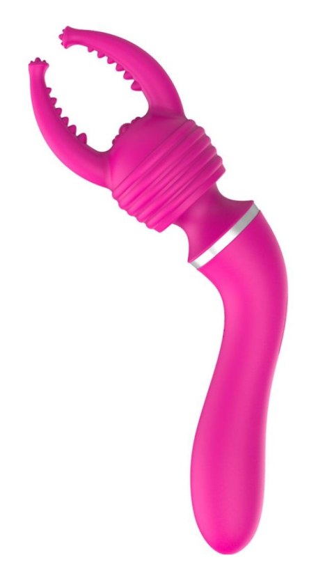Wibrator Vision Dual Wibrator, masażer, wand + overlay USB 20+20 functions Pink Wibrator Vision Dual Wibrator, masażer, wand + overlay USB 20+20 functions Pink
