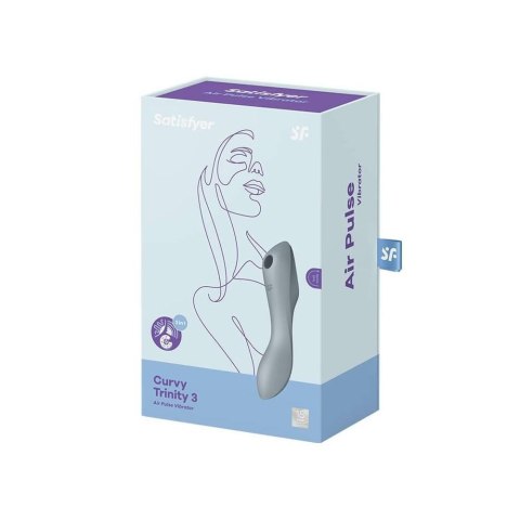 3 Satisfyer wibrator wibrator - Curvy Potrójny wibrator 3 (Blue Grey) 3 Satisfyer wibrator wibrator - Curvy Potrójny wibrator 3 (Blue Grey)