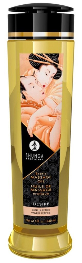 Shunga Massage Oil Desire VANILLA FETISH