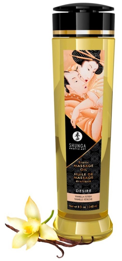 Shunga Massage Oil Desire VANILLA FETISH Shunga Massage Oil Desire VANILLA FETISH