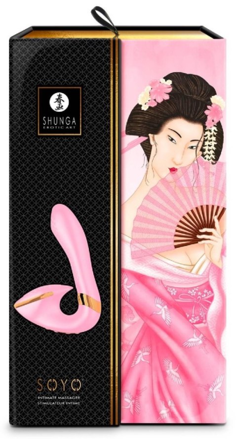 Shunga SOYO Intimate Wibrator, masażer, wand Light Pink
