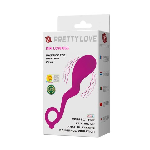 4 Pretty Love 2 WIBRATOR- MINI LOVE EGG, 22 vibration functions 4 Pretty Love 2 WIBRATOR- MINI LOVE EGG, 22 vibration functions