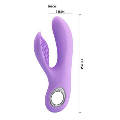 4 Pretty Love 2 WIBRATOR - CANROL USB BLUE 7 function 4 Pretty Love 2 WIBRATOR - CANROL USB BLUE 7 function