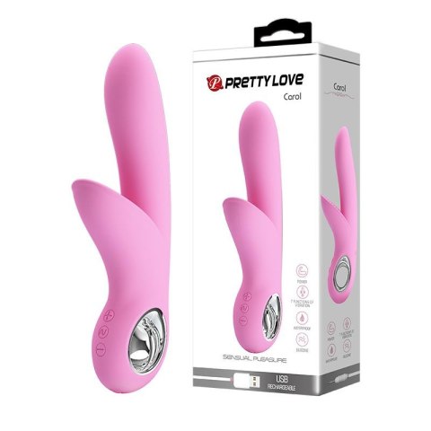 4 Pretty Love 2 WIBRATOR - CAROL USB PINK 7 function 4 Pretty Love 2 WIBRATOR - CAROL USB PINK 7 function
