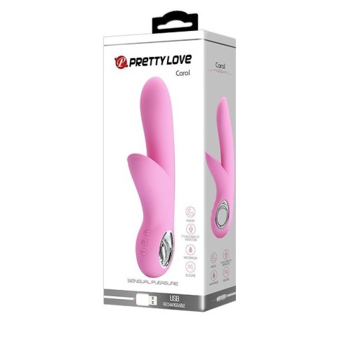 4 Pretty Love 2 WIBRATOR - CAROL USB PINK 7 function 4 Pretty Love 2 WIBRATOR - CAROL USB PINK 7 function
