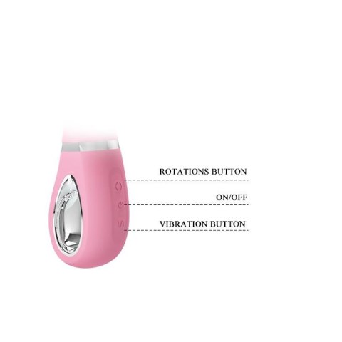 4 Pretty Love 2 WIBRATOR - TERNENCE USB PINK 4 rot. 22 vibration 4 Pretty Love 2 WIBRATOR - TERNENCE USB PINK 4 rot. 22 vibration