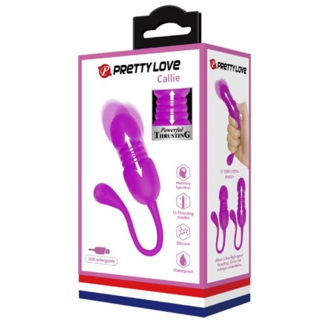 Pretty Love PRETTY LOVE - Callie, 12 vibration functions Memory function 12 thrusting settings Pretty Love PRETTY LOVE - Callie, 12 vibration functions Memory function 12 thrusting settings