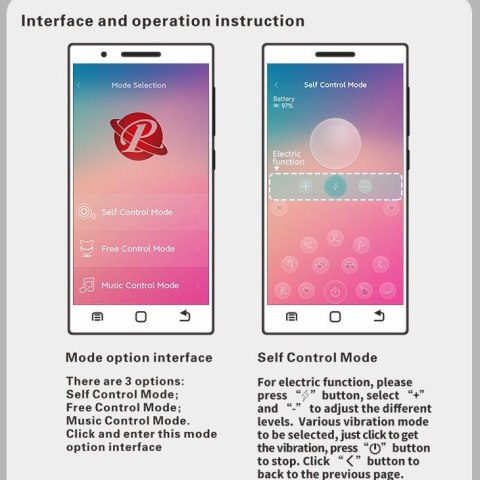 4 Pretty Love 2 WIBRATOR -HECTOR, 22 vibration functions 5 electric shock functions Mobile APP remote control 4 Pretty Love 2 WIBRATOR -HECTOR, 22 vibration functions 5 electric shock functions Mobile APP remote control