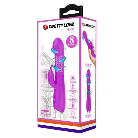 4 Pretty Love 2 WIBRATOR - MOLLY Purple 4 Pretty Love 2 WIBRATOR - MOLLY Purple