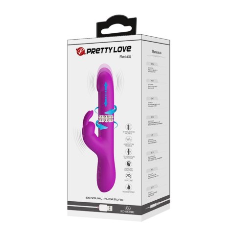 4 Pretty Love 2 WIBRATOR - Reese, 22 vibration functions 4 rotation functions 4 thrusting settings 4 Pretty Love 2 WIBRATOR - Reese, 22 vibration functions 4 rotation functions 4 thrusting settings