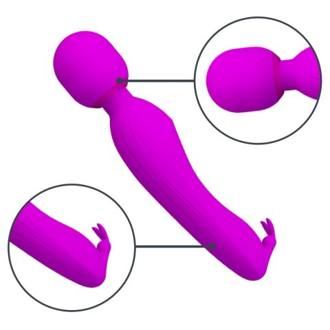 4 Pretty Love 2 WIBRATOR - CURTIS fioletowy 7 VIBRATION USB