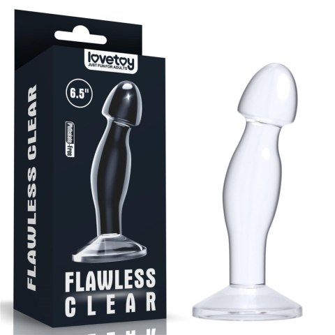Flawless Clear Prostate Plug, korek analny 6.5'' Flawless Clear Prostate Plug, korek analny 6.5''