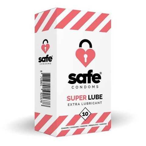 SAFE - Condoms Super Lube Extra Lubricant (10 pcs) SAFE - Condoms Super Lube Extra Lubricant (10 pcs)