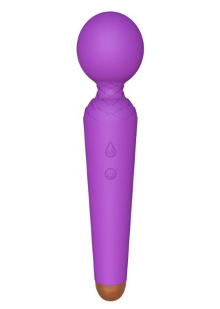 Stymulator, wibrator-Mini wibrator Power Wand, różdżka, mikrofon USB 20 Functions - Purple
