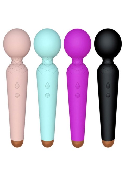 Stymulator, wibrator-Mini wibrator Power Wand, różdżka, mikrofon USB 20 Functions - Purple Stymulator, wibrator-Mini wibrator Power Wand, różdżka, mikrofon USB 20 Functions - Purple