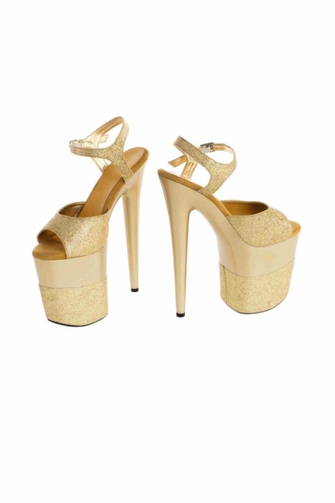 Buty- platformy złote błyszczące 39 Buty- platformy złote błyszczące 39