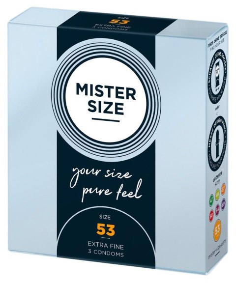 Mister Size 53mm pack of 3 Mister Size 53mm pack of 3