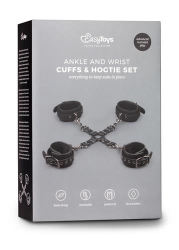 Kajdanki-Hogtie With Hand and Anklecuffs Kajdanki-Hogtie With Hand and Anklecuffs