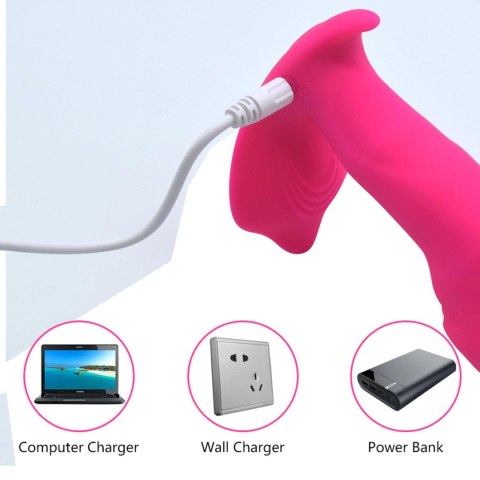 Stymulator, wibrator do punktu G i łechtaczki wibrator do majtek wibrator and Pulsator USB 20 Function / Heating