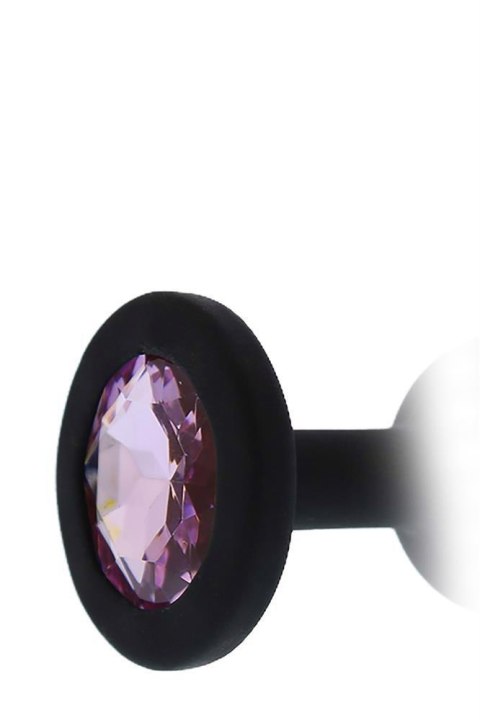 Czarny elegancki korek analny z diamencikiem Czarny elegancki korek analny z diamencikiem