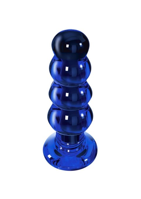 The Radiant Glass Buttplug, korek analny Blue The Radiant Glass Buttplug, korek analny Blue