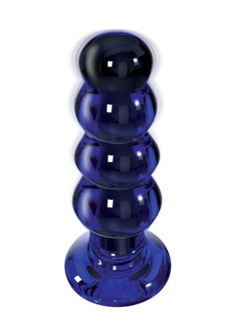 The Radiant Glass Buttplug, korek analny Blue The Radiant Glass Buttplug, korek analny Blue
