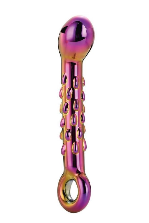 GLAMOUR GLASS RIBBED G-SPOT DILDO GLAMOUR GLASS RIBBED G-SPOT DILDO