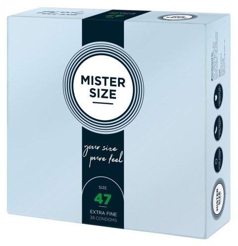 Mister Size 47mm pack of 36 Mister Size 47mm pack of 36