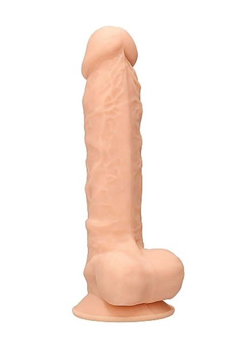 Silicone Dildo With Balls - 22,8 cm - Flesh Silicone Dildo With Balls - 22,8 cm - Flesh